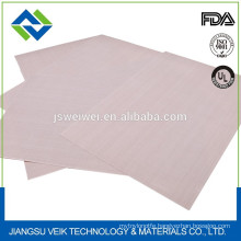 White color teflon glass fiber sheet in 0.24mm thick